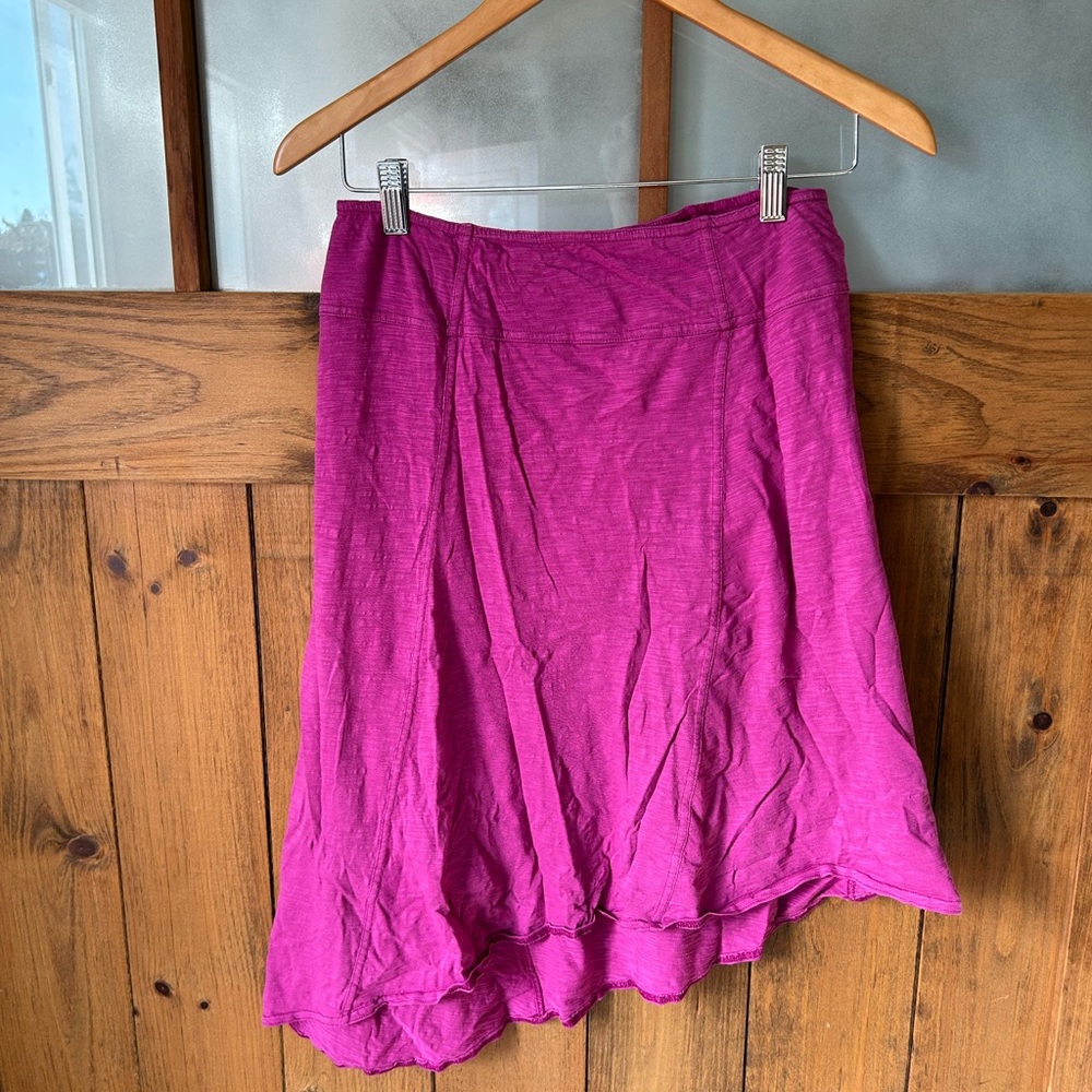 Prana Hot Pink High-Low Skirt